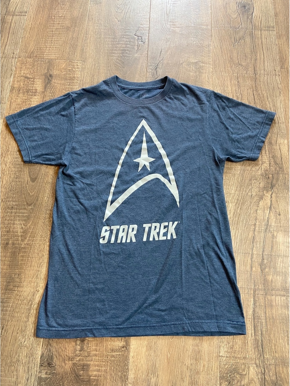 Star Trek Heather Blue T Shirt Size Small Unisex